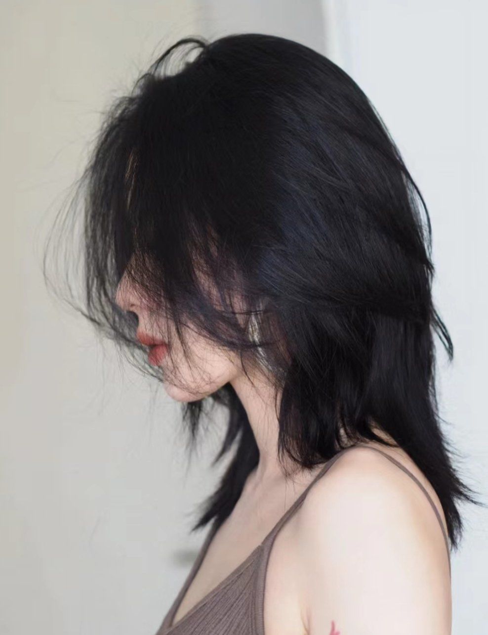 极简黑色发型