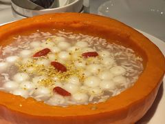 南瓜酒酿小圆子-玫瑰厅上海菜(兴国路店)