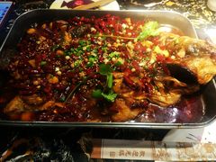 香辣清江鱼-花千代秘制烤鱼(曼哈顿店)