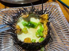 海胆蒸蛋-蚝堡海鲜·威海菜·海肠捞饭·烧烤·亚洲吃蚝公司(幸福门店)