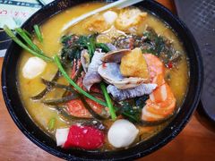 糟柏醋海南粉-老何家后安粉·糟粕醋海鲜火锅(三亚湾椰梦长廊店)