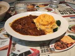咖喱揸腩饭-敏华冰厅(平安金融中心店)