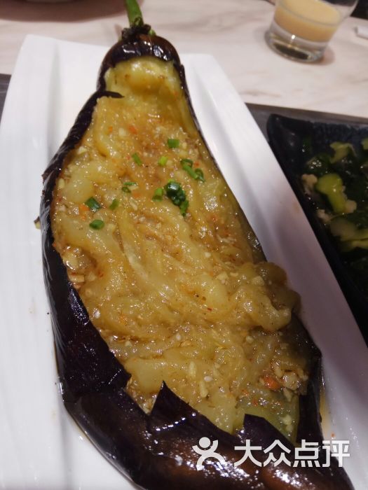 名羊天下碳烤羊腿(柳州路店)-烤大茄子图片-上海美食-大众点评网