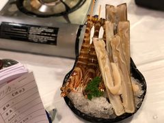 花竹虾-鲜入围煮花胶鸡海鲜火锅