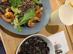板煎大虾沙拉配日式海苔饭-池奈·咖喱蛋包饭(熙地港店)