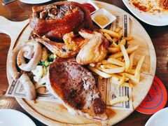 铁板三味拼盘-蓝枪鱼西餐厅(锦华店)