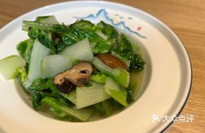 Stir-Fried Mushrooms with Hair Vegetable