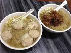 云吞面、牛腩面-竹园竹升面(西关总店)