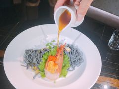 海胆墨鱼汁意面-wann lounge 低温慢煮牛排·清吧