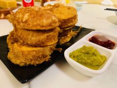 鸡蛋裹炸馒头片-小吊梨汤·北京菜·烤鸭(鸟巢店)