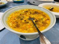 蟹粉芽米烩桃胶-新光酒家·河豚·海鲜·蟹料理(浦东店)