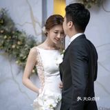 嫁了[调皮]被朋友夸上天像仙女的婚纱穿搭