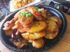 铁板土豆片-李师傅脆肚(华强北店)