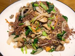 豆浆炒黑米粉-海市蜃楼花园主题餐厅(石顶店)