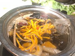 杂菌锅底-一叶一世界•素食餐厅(环球中心店)