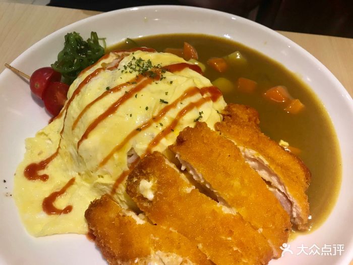 asitiman 阿斯堤曼(闻喜路店)猪排咖喱蛋包饭图片 - 第1张