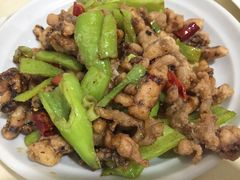 干煸鱿鱼-满口香饭店