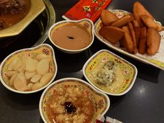 炸馒头片带臭豆腐-芦月轩羊蝎子(北蜂窝店)