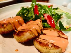 香煎马里兰蟹饼-上海柏悦酒店·世纪100牛排馆