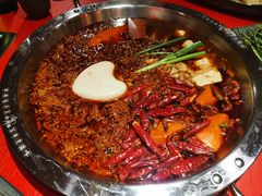 谭血鸭红锅底-谭鸭血老火锅(漳州路店)