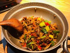 土家锅气爆鸡杂-吃饭皇帝大土家民族菜(正大广场店)