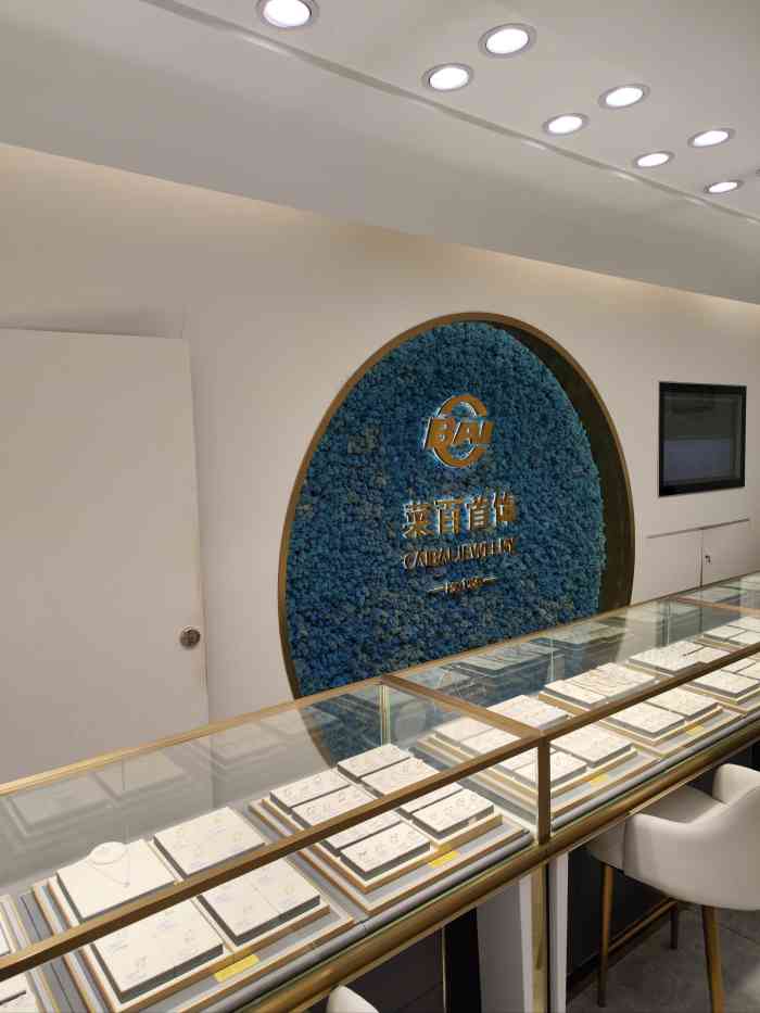菜百首饰店(西单店)-"西单店人不多,但是款式感觉没有菜百的多,.