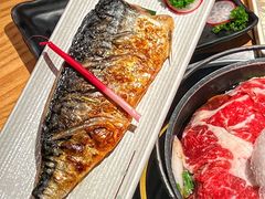 烤青花鱼-大和食乐·鲜和牛酸汤火锅(环宇荟店)