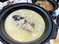 花亭湖有机鱼头汤-香山湖家家宴(中山陵店)