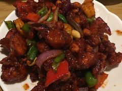 椒香虾仁爆鸡球-陈傻子餐厅(世纪都会店)