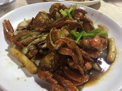 毛蟹炒年糕-周浦夜市