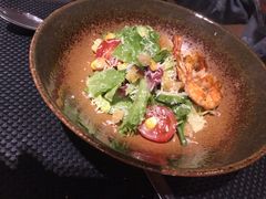 煎阿根廷红虾沙拉-圣丰索菲特·法国餐厅