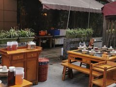 露天位-捞锅坝子老火锅(汽博中心店)