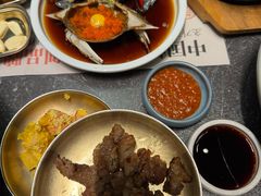 -草家酱蟹炭火烤肉店(珲春南路二店)