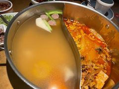 牛杂鸳鸯锅-左庭右院鲜牛肉火锅(新梅广场店)