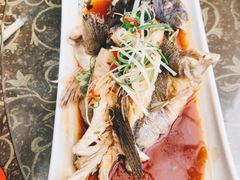 清蒸黑头鱼-桔子海鲜烧烤大排档(金沙滩店)