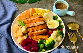 Cumin Chicken Cutlet with Sweet Potato