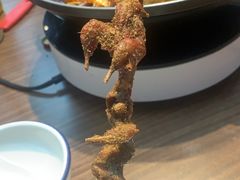 -老红桥炸灌肠牛肚锅烧烤(定福庄店)