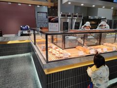 面包甜点陈列柜-木子木水日式烫面包(杭州首店)