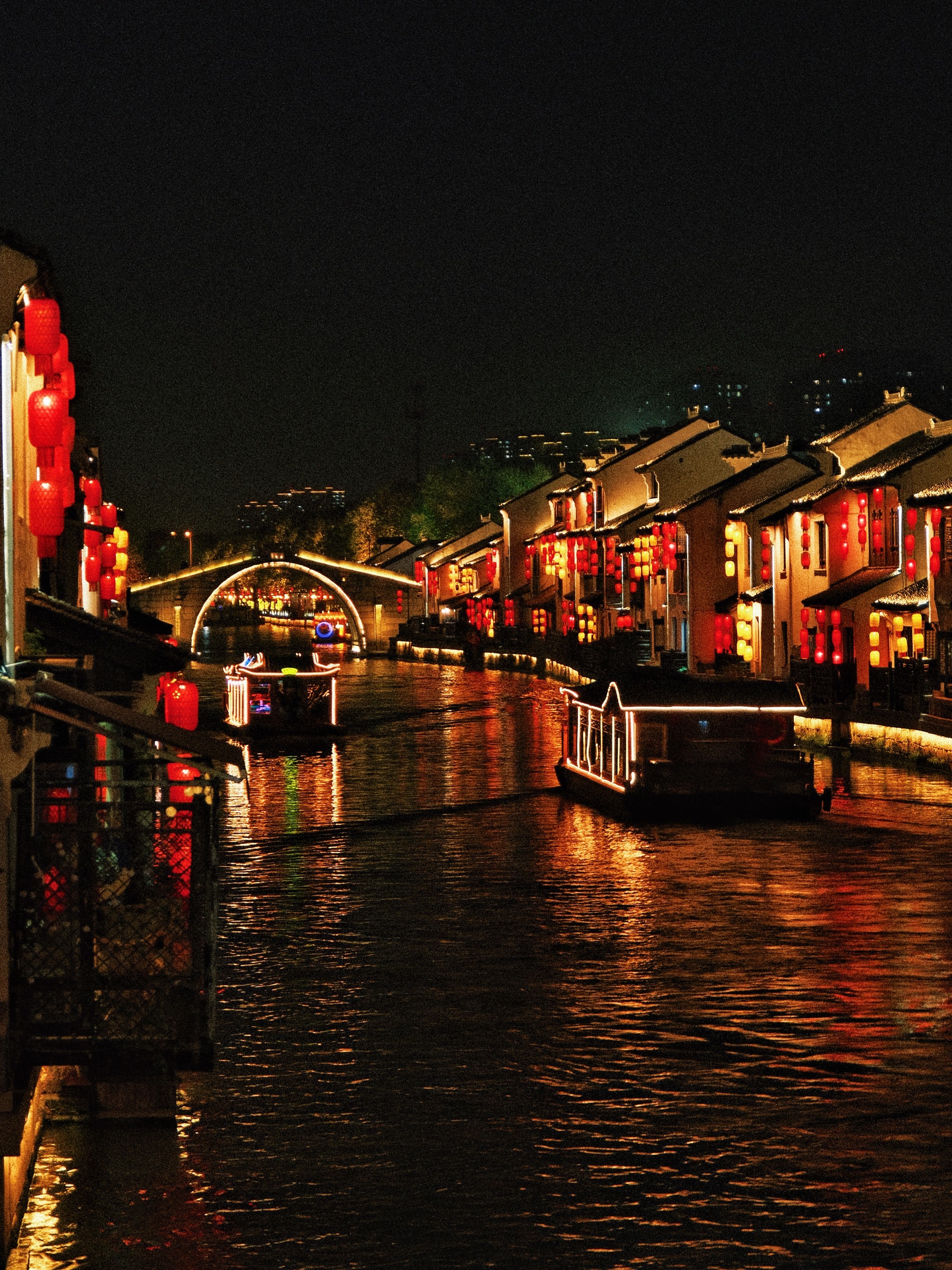 无锡夜游|在清名桥古运河风景区感受江南韵味