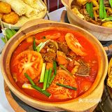西湖边zuì好吃的牛杂煲🐂料巨多多多扶墙出