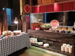 自助取餐区-北京希尔顿逸林酒店-逸轩西餐厅-自助餐厅