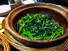 啫啫虾酱空心菜-熠盛粤味(永康路店)
