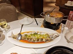 鸡汁蒸大白鱼-万龙洲海鲜(安定门店)