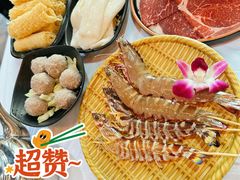 -鲜入围煮花胶鸡海鲜火锅