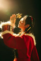 -虞美人汉服摄影