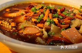 Spicy Blood Duck and Meat Hot Pot
