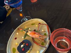炙烤大虾配薏米沙拉-哈蒙德餐厅