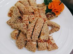 芝麻鸡-轩记海鲜餐厅·四十五年老字号·经典粤菜(西区彩虹店)