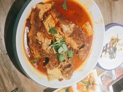 黑龙口山泉豆腐烧黄鱼-叁宝烤肉·西安烧烤(东三爻店)