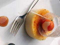 焦糖布丁芝士蛋糕-The lounge 柏悦酒店大堂酒廊(上海环球金融中心店)